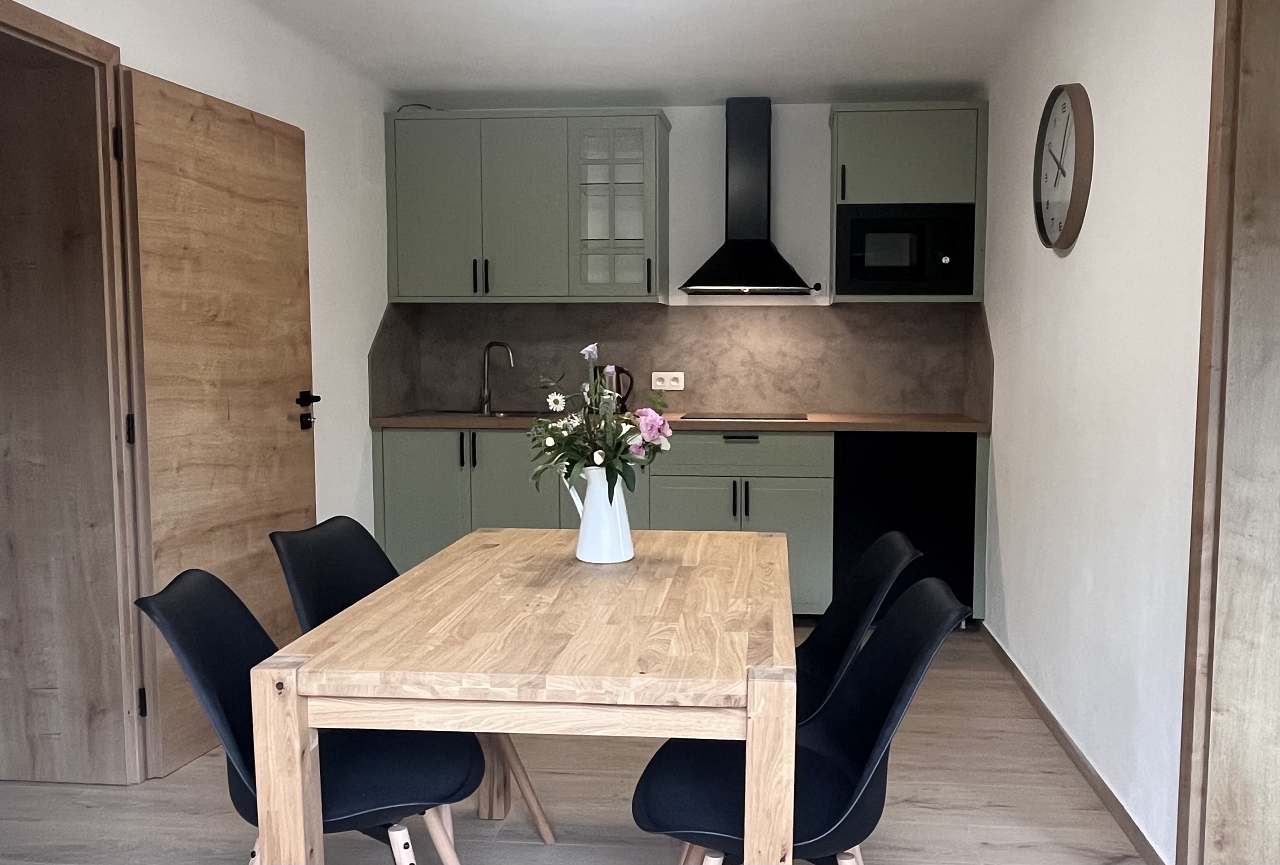 apartmány žlutý dům - kuchyň